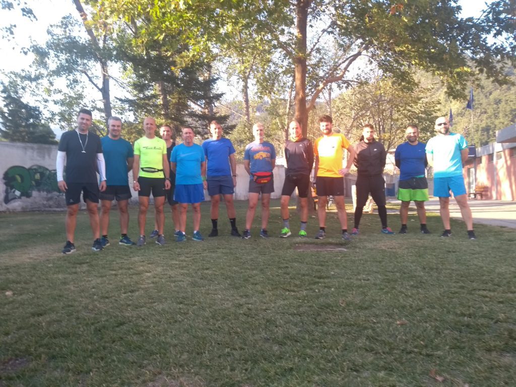 Ομαδική προπόνηση Δευτέρα 5 Νοεμβρίου 2018